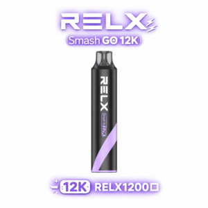 RELX Smash Go 12000Puffs  5%強勁擊喉感、一秒上頭 15ml 爆爽大油量 400mAh快充長續航 穩壓續航不斷電 解癮天花板 台灣現貨