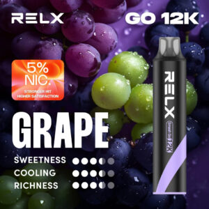 RELX Smash Go 12000Puffs  5%強勁擊喉感、一秒上頭 15ml 爆爽大油量 400mAh快充長續航 穩壓續航不斷電 解癮天花板 台灣現貨